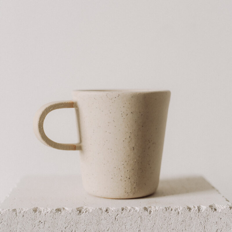 Cana 270 ml  Terra Vanilla din gresie ceramica bej | POEMI