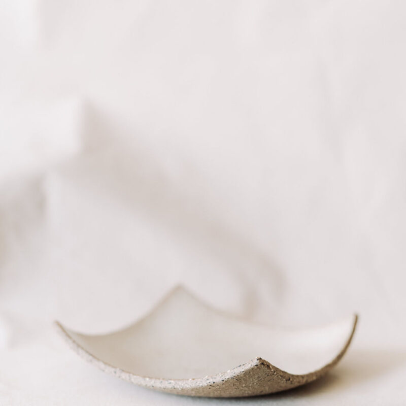 602-179 Platou patrat Wa din gresie ceramica de tip terrazzo | POEMI