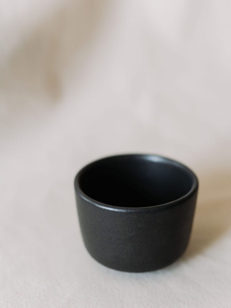 Bol matcha negru din ceramica handmade | POEMI