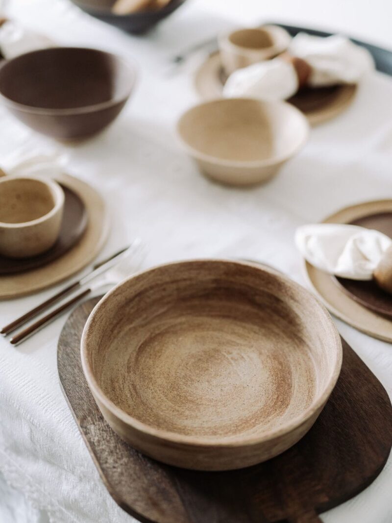 602-261 Earth Ceramic Stoneware Bread Baking Dish | POEMI