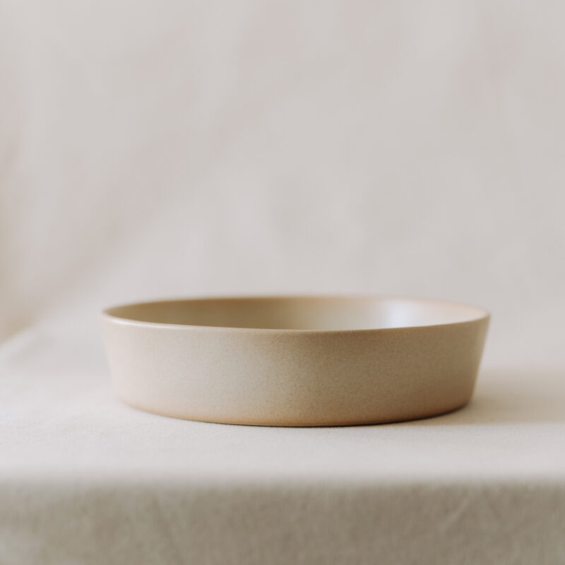 Bol 26 cm Mei din gresie ceramica bej | POEMI
