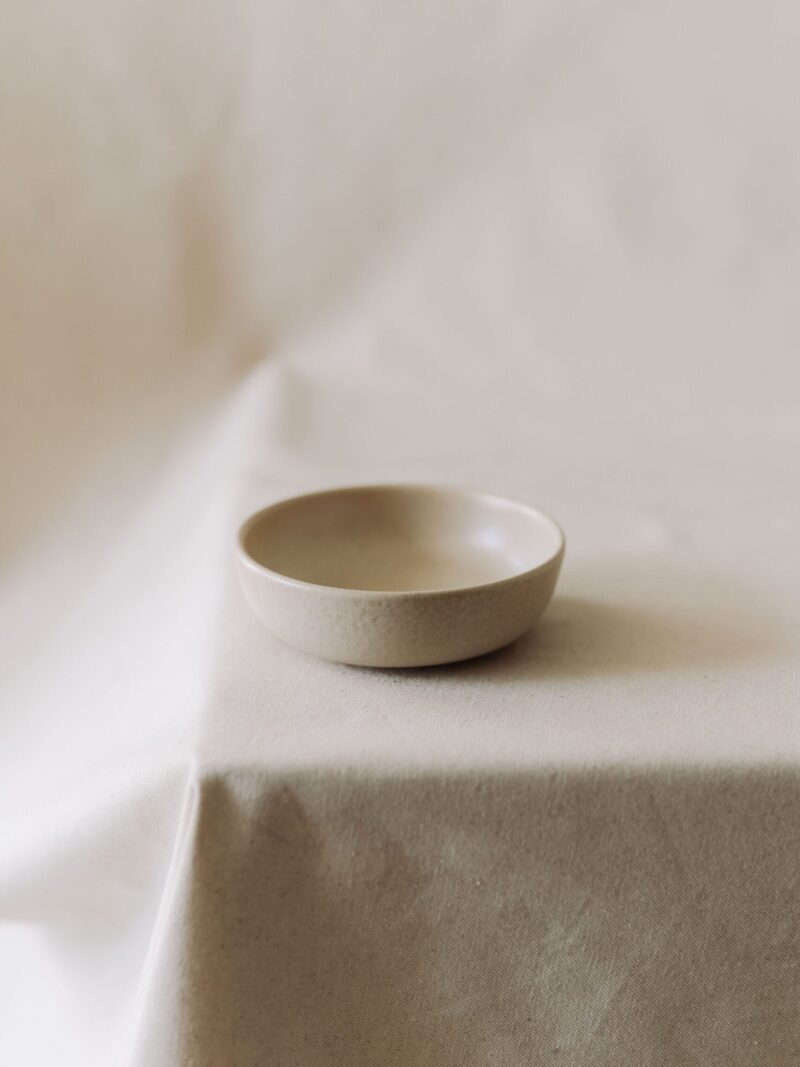 Bol 14 cm Mei din gresie ceramica bej | POEMI