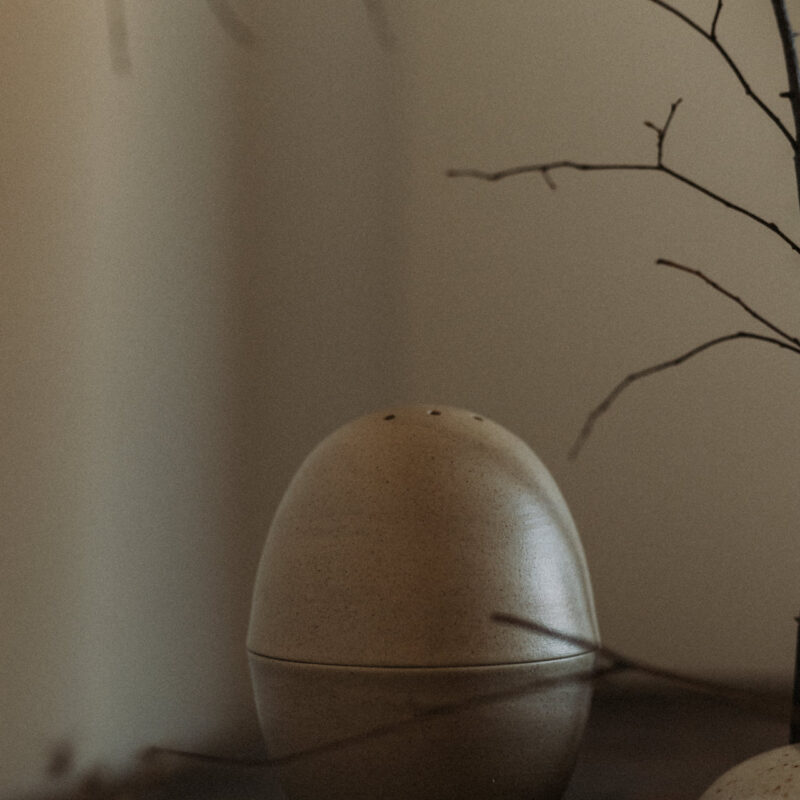 Difuzor Japandi din gresie ceramica bej | POEMI