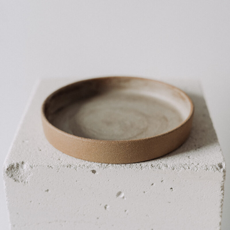 Farfurie 18 cm Earth din gresie ceramica terracotta | POEMI