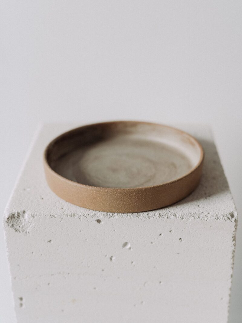 Farfurie 18 cm Earth din gresie ceramica terracotta | POEMI