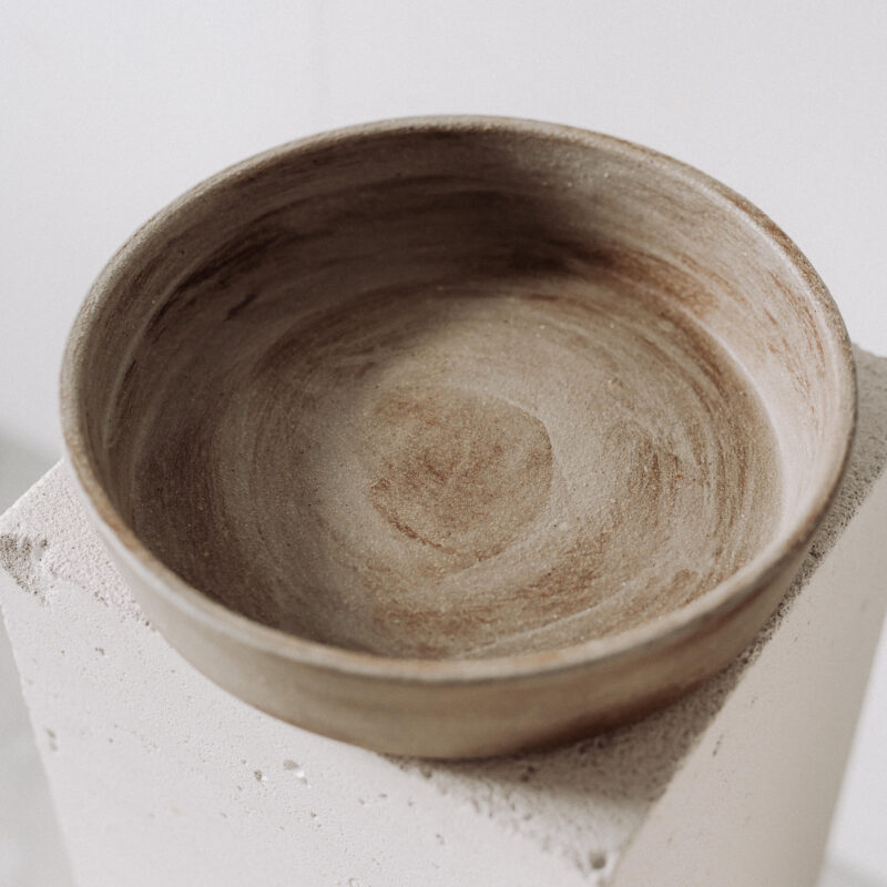 Vas mare pentru copt paine Earth din gresie ceramica terracotta | POEMI