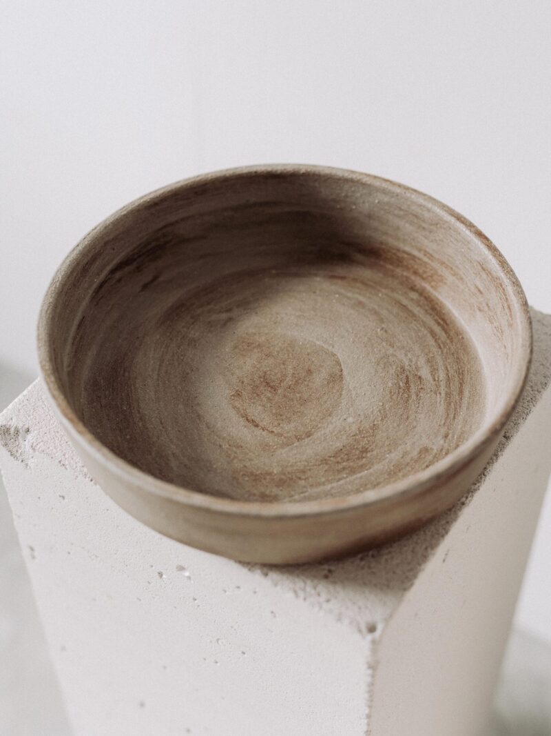 Vas mare pentru copt paine Earth din gresie ceramica terracotta | POEMI