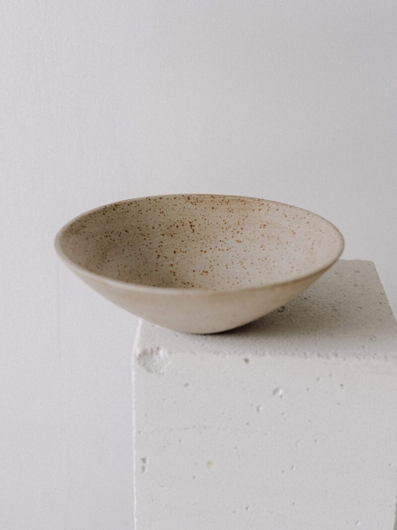 Bol 26 cm Earth din gresie ceramica cu picatele | POEMI