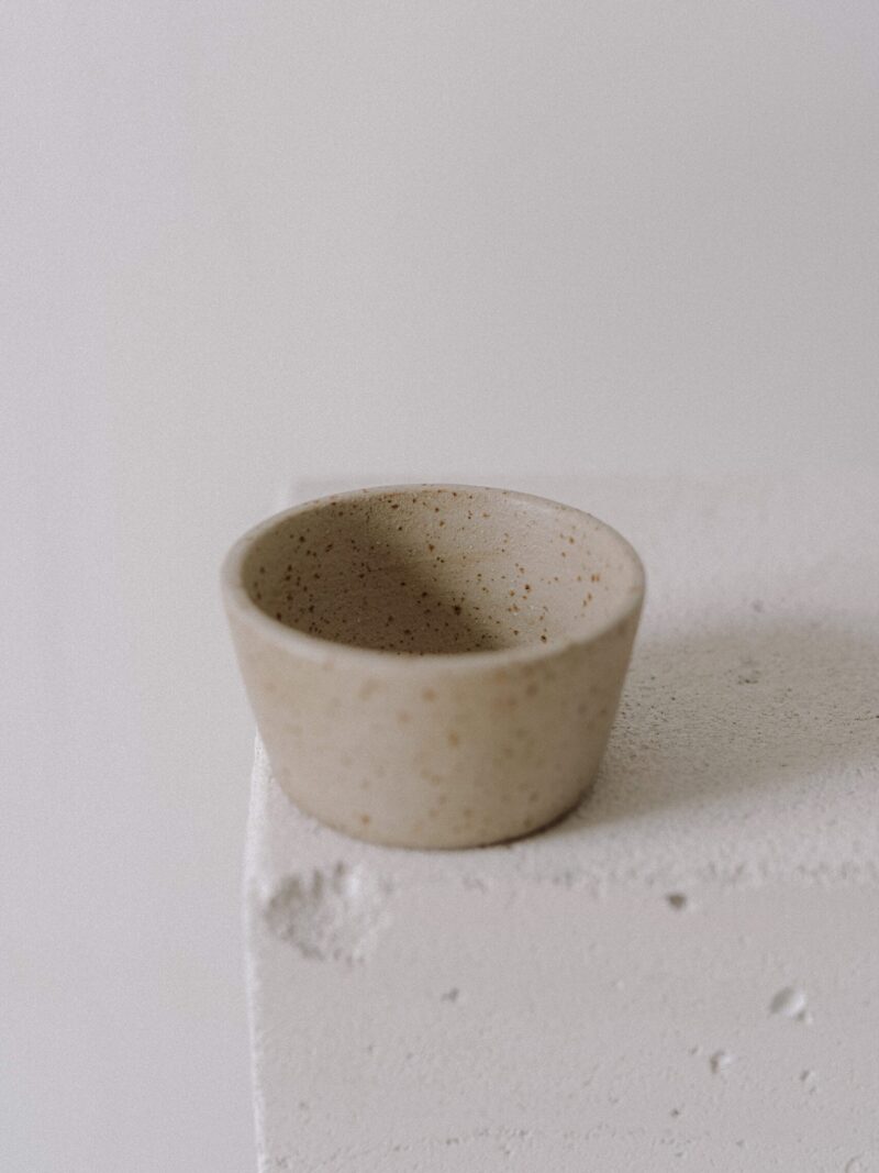 Ramekin 10 cm Earth din gresie ceramica cu picatele | POEMI