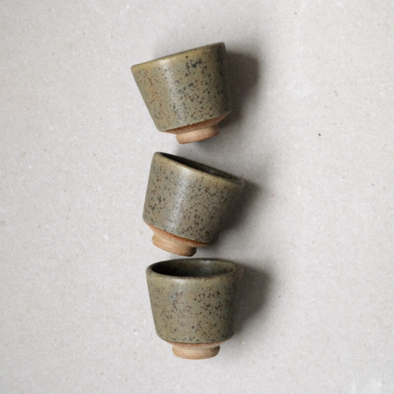 Ceasca 160 ml Aarde din gresie ceramica terracotta | POEMI