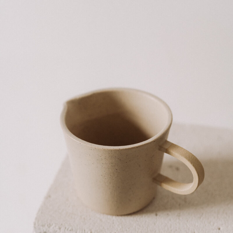 Carafa 0.7l Terra Vanilla din gresie ceramica bej | POEMI