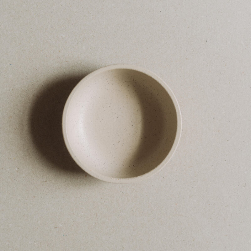 Bol 14 cm Terra Vanilla din gresie ceramica bej | POEMI