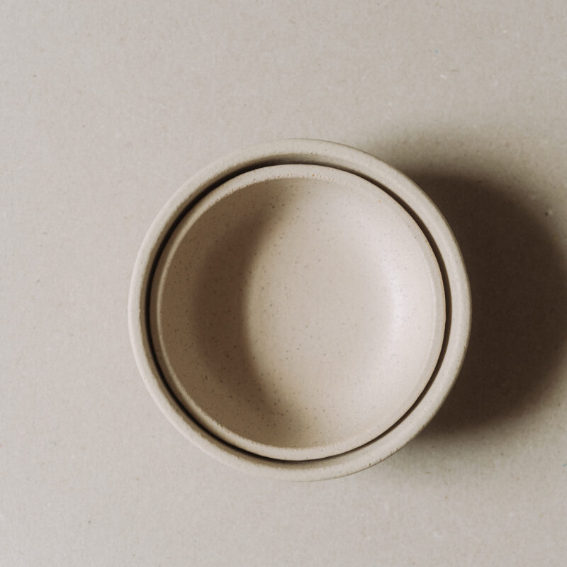 Bol 16 cm Terra Vanilla din gresie ceramica bej | POEMI