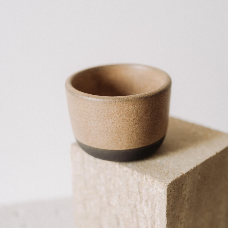 Ceasca 150 ml Fika din gresie ceramica neagra | POEMI