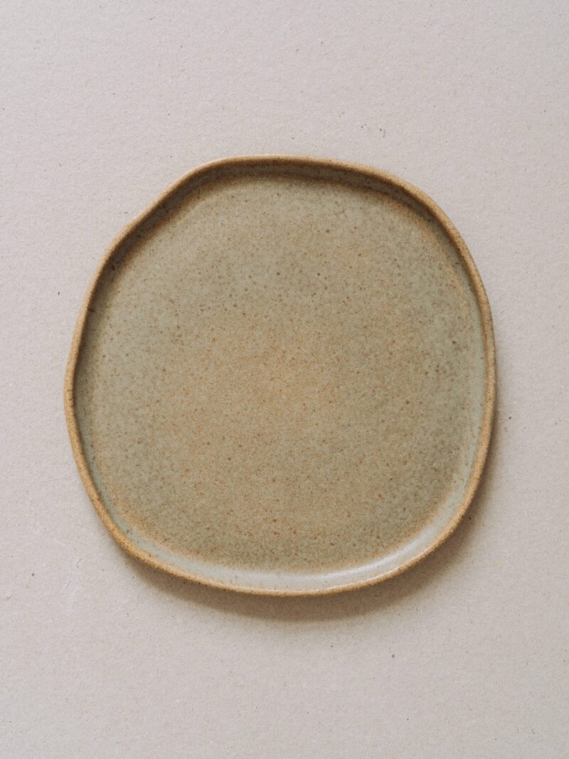 Farfurie 21 cm Aarde din gresie ceramica bej | POEMI