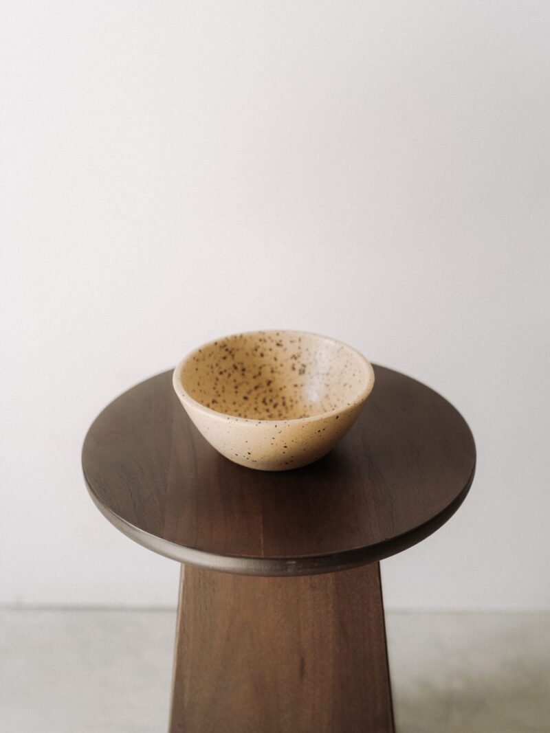 Bol 16 cm Aarde din gresie ceramica bej | POEMI, Ceramica handmade