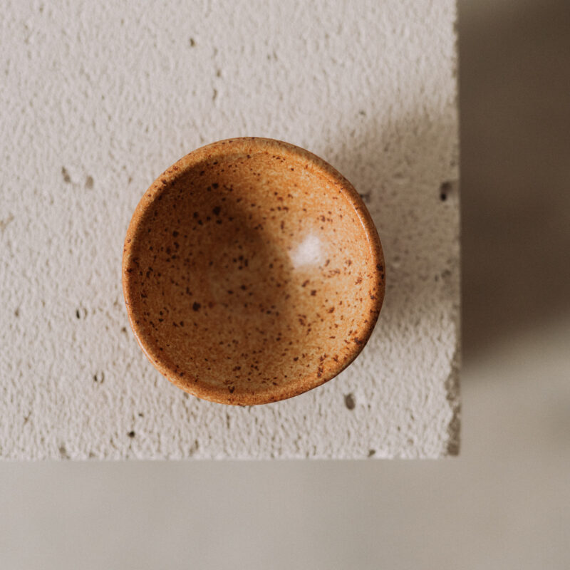 Sosiera dip M'amuse din gresie ceramica bej cu picatele | POEMI