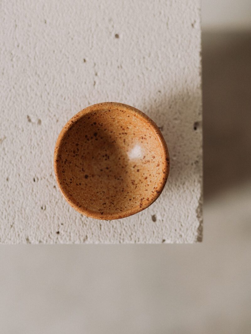 Sosiera dip M'amuse din gresie ceramica bej cu picatele | POEMI