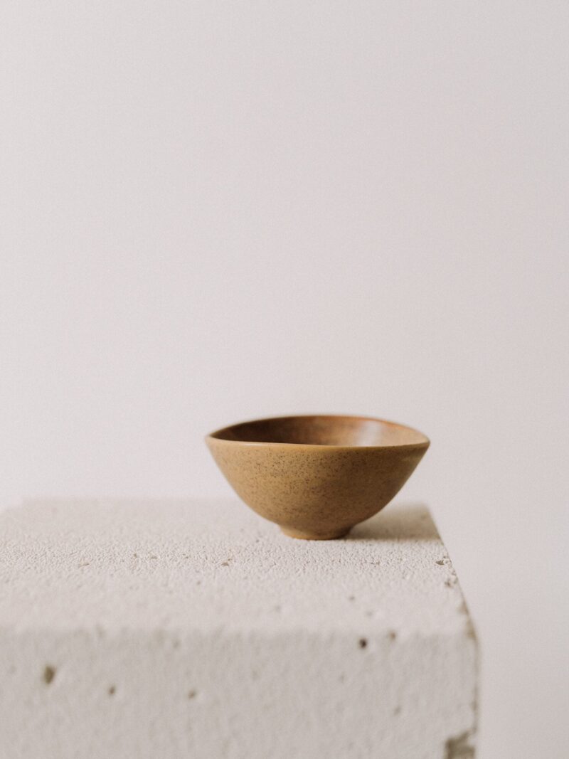 Bol oval M'amuse din gresie ceramica bej | POEMI