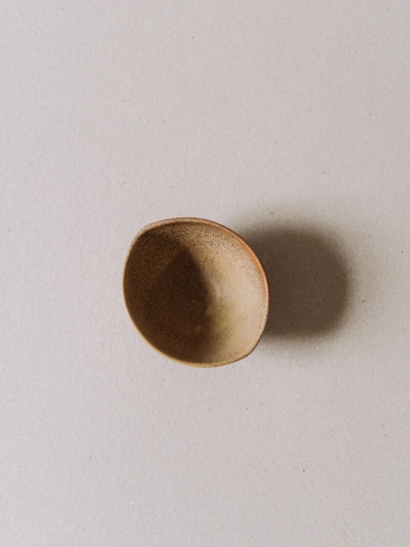 Bol oval M'amuse din gresie ceramica bej | POEMI